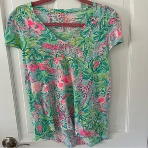 Lilly Pulitzer Etta Top in Lilly on Parade